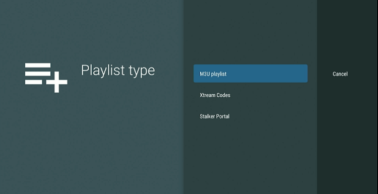 TiviMate playlist setup