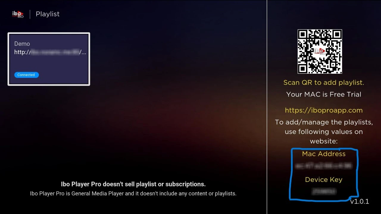 IBO Player Pro home